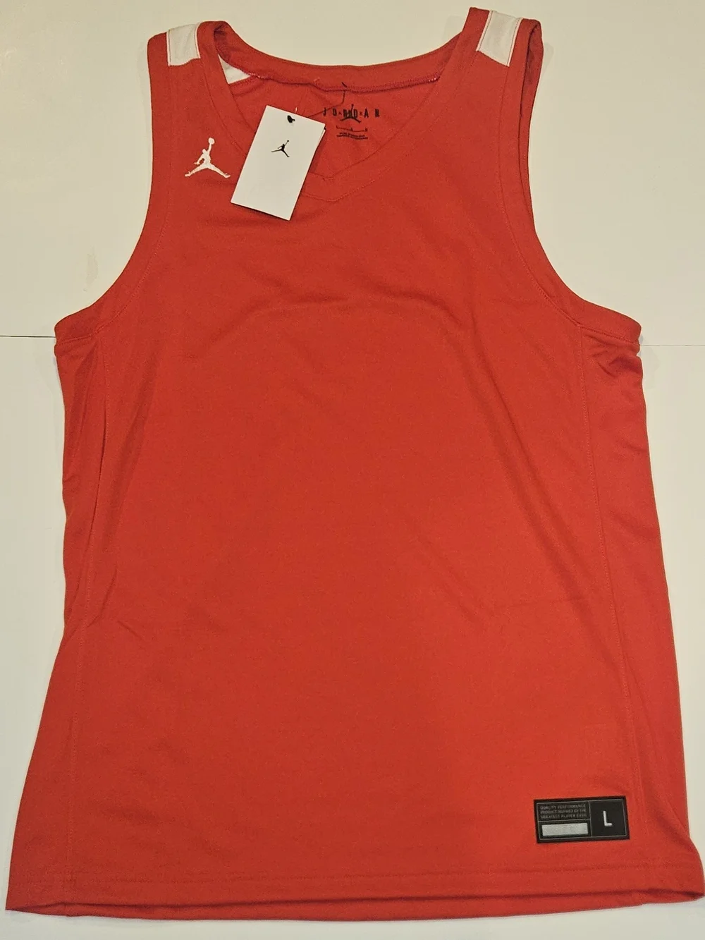 Jordan Men’s Red Performance Basketball Tank